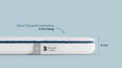 Sale Silver topper Polyether Latex Topper