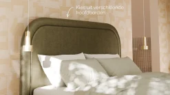Clearance Bed Amber - Velvet glow Bedframe