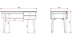 Hot Bed Billy met nachtkast en bureau Kinderbed|Kinderbed