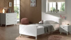 Clearance Bed Billy met nachtkast en commode 3 laden Kinderbed|Kinderbed