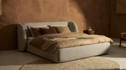 Hot Bed Cove - Fine bouclé Bedframe