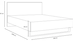 Best Bed Craft met lattenbodems Bossflex 400 en Maxi Plus Pure matrassen Bedden Op Voorraad|Compleet Bed
