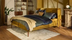 Sale Bed Element Vivid met gestoffeerde matrassen en Cool Motion topper Compleet Bed
