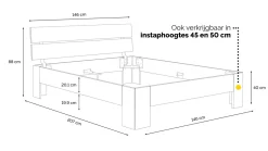 Clearance Bed Fresh met hoofdbord Tienerbed|Bedframe