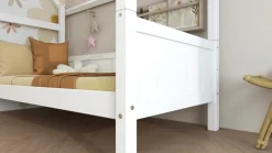 Hot Bedbank Puck met dakframe Bedhuisje|Kinderbed