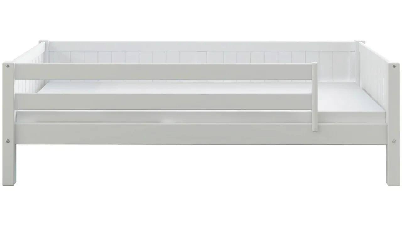 Clearance Bedbank Puck met paneel en uitvalbeveiliging Bedhuisje|Kinderbed