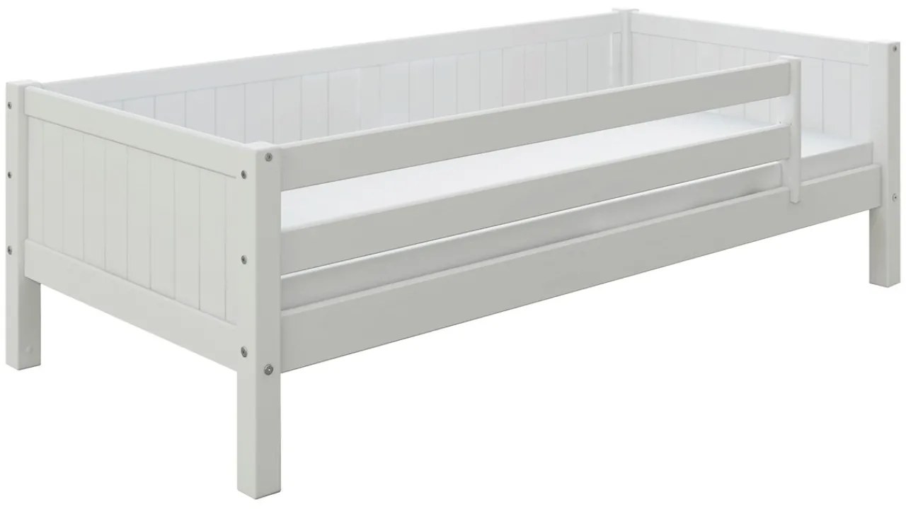Clearance Bedbank Puck met paneel en uitvalbeveiliging Bedhuisje|Kinderbed