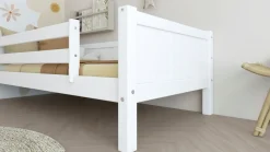 Clearance Bedbank Puck met paneel en uitvalbeveiliging Bedhuisje|Kinderbed