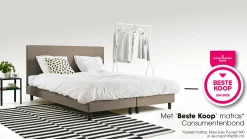 Best Box Ambra met Easy Pocket 300 matras Boxspring Op Voorraad|Vlakke Boxspring