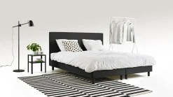 Discount Box Ambra met Silver Pocket Deluxe Foam matras Boxspring Op Voorraad|Vlakke Boxspring