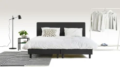Discount Box Ambra met Silver Pocket Deluxe Foam matras Boxspring Op Voorraad|Vlakke Boxspring