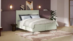 Hot Boxspring Emerald - Bold touch Vlakke Boxspring