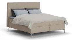Clearance Boxspring Emerald - Linen touch Boxspring Op Voorraad|Vlakke Boxspring