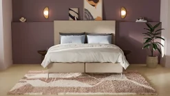 New Boxspring Emerald met Silver Pocket Deluxe Foam matras Boxspring Op Voorraad|Vlakke Boxspring