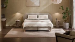 Sale Boxspring Flow met Kårlsson Excellence matras - Wool look Vlakke Boxspring