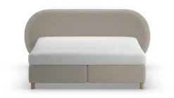 Sale Boxspring Flow met Kårlsson Excellence matras - Wool look Vlakke Boxspring
