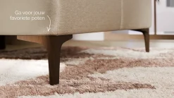 Hot Boxspring Ivory - Linen touch Vlakke Boxspring