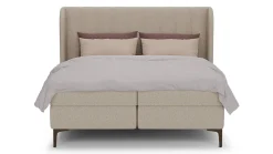 Hot Boxspring Ivory - Linen touch Vlakke Boxspring