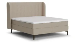 Hot Boxspring Ivory - Linen touch Vlakke Boxspring
