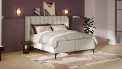 Discount Boxspring Ivory - Pure touch Vlakke Boxspring