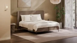 Hot Boxspring Mesa met Kårlsson Excellence matras - Soft suede Vlakke Boxspring