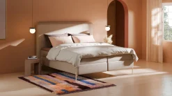 Sale Boxspring Quartz - Linen touch Vlakke Boxspring