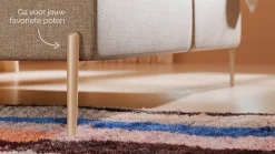 Sale Boxspring Quartz - Linen touch Vlakke Boxspring