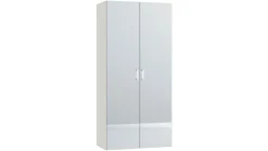 Best Draaideurkast Compact met spiegeldeuren Kledingkast
