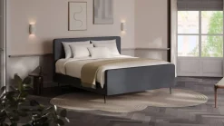 Discount Elektrische boxspring Glade - Soft suede Elektrische Boxspring