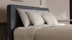Discount Elektrische boxspring Glade - Soft suede Elektrische Boxspring