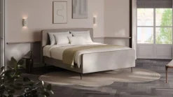 Elektrische boxspring Glade - Natural linen Elektrische Boxspring