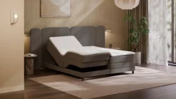 Sale Elektrische boxspring Ridge - Wool look Elektrische Boxspring