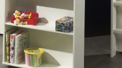 Clearance Halfhoogslaper Pino met Bureau en boekenkast Halfhoogslaper|Kinderbed