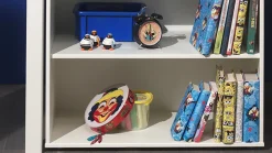 Discount Halfhoogslaper Pino met commode met 4 laden en boekenkast Halfhoogslaper|Kinderbed