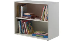 Online Halfhoogslaper Pino met commode met 2 deuren en boekenkast Halfhoogslaper|Kinderbed