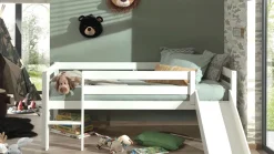 Best Halfhoogslaper Pino met glijbaan Halfhoogslaper|Kinderbed