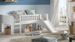 Halfhoogslaper Scott met glijbaan Halfhoogslaper|Kinderbed