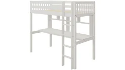 Hoogslaper Kris met bureau en opzet Hoogslaper|Kinderbed
