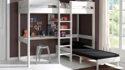 Discount Hoogslaper Pino met slaapbank Hoogslaper|Kinderbed