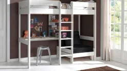 Discount Hoogslaper Pino met slaapbank Hoogslaper|Kinderbed