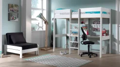 Discount Hoogslaper Pino met slaapbank Hoogslaper|Kinderbed
