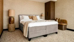 Hot Hotelboxspring Suite met topper Luxury Vlakke Boxspring