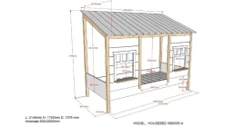 Discount HuisBed 05 Bedhuisje|Kinderbed