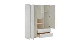Discount Kast Kiddy 3 deuren en 2 laden Kinder Kledingkast