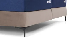 Online Boxspring Velvet stroken met matras Matt Vlakke Boxspring