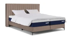 Online Boxspring Velvet stroken met matras Matt Vlakke Boxspring