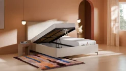 Hot Opbergbed Morgan - Linen touch Bedframe|Bed Met Opbergruimte