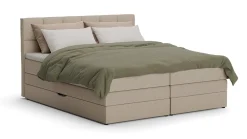 Clearance Opbergboxspring Jade - Linen touch Boxspring Met Opbergruimte