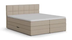 Clearance Opbergboxspring Jade - Linen touch Boxspring Met Opbergruimte