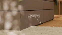 Clearance Opbergboxspring Jade - Matte leather Boxspring Met Opbergruimte
